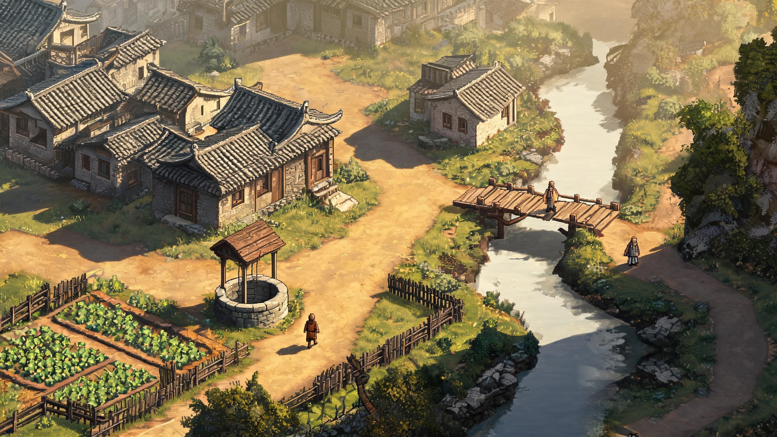 比奇省城郊村庄全景